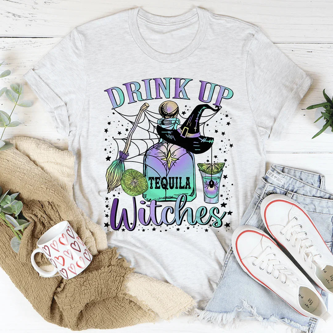 Drink Up Witches Tequila Tee - Korvel