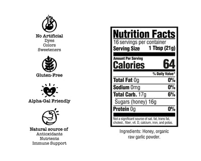 Rociador de miel y ajo