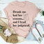Camiseta "Borracha, yo tenía sus razones"