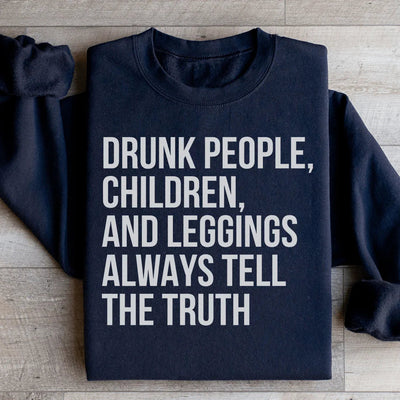 Sweatshirt Enfants Ivres, Enfants Et Leggings