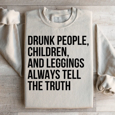 Sweatshirt Enfants Ivres, Enfants Et Leggings