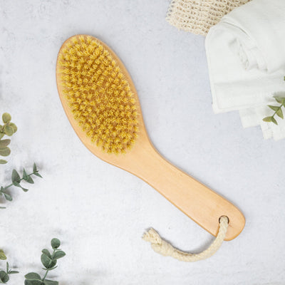Brosse à sec en sisal biologique premium