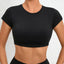 T-shirt de fitness sans dos pour un mode de vie actif