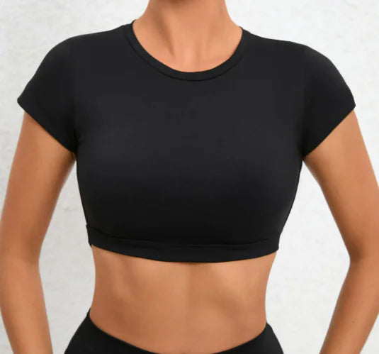 T-shirt de fitness sans dos pour un mode de vie actif