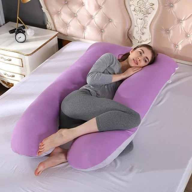 U-Shape Pregnancy Support Pillow for Comfort and Rest