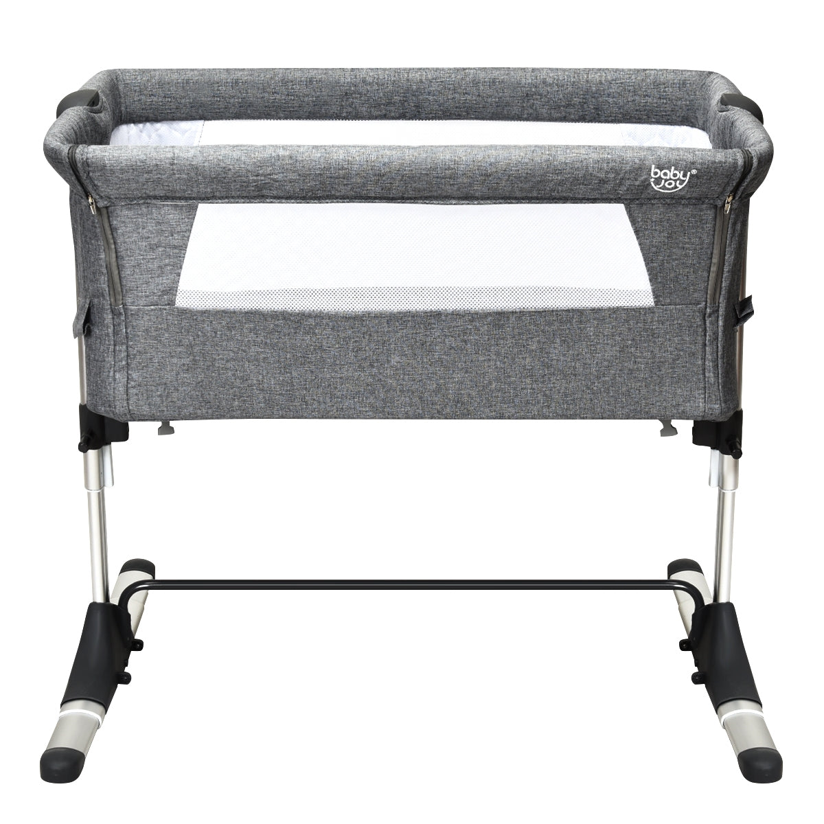 Travel Portable Baby Bed Side Sleeper Bassinet Crib - Gray