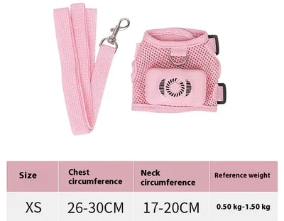 Cooling Dog Vest Harness with Adjustable Chest Strap
