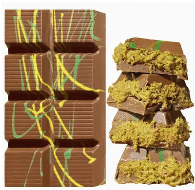 Dubai Chocolate Kunafa Pistachio Bar 7oz