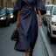 Elegant Batwing Sleeve Dress for Women