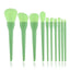 Ensemble de pinceaux de maquillage professionnels de 10 pièces avec poils naturels