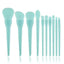 Ensemble de pinceaux de maquillage professionnels de 10 pièces avec poils naturels