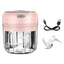 Premium Electric Mini Garlic Press & Vegetable Chopper