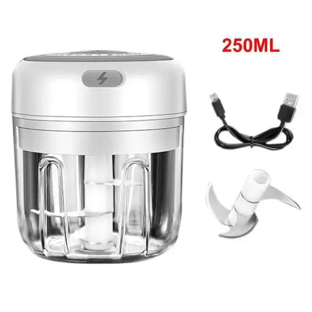 Premium Electric Mini Garlic Press & Vegetable Chopper