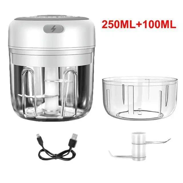 Premium Electric Mini Garlic Press & Vegetable Chopper