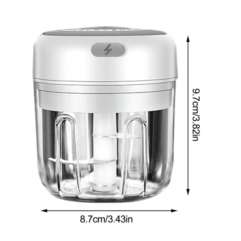 Premium Electric Mini Garlic Press & Vegetable Chopper