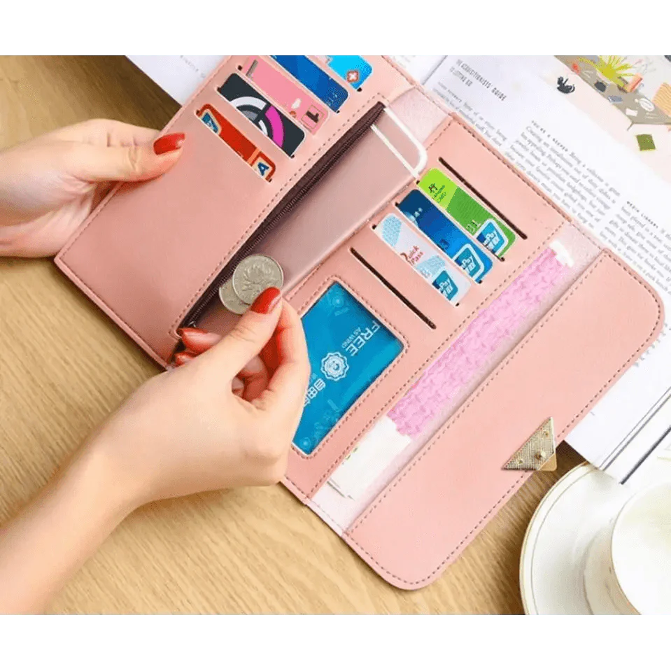 Portefeuille en Cœur de Luxe pour Femmes - Élégant et Pratique
