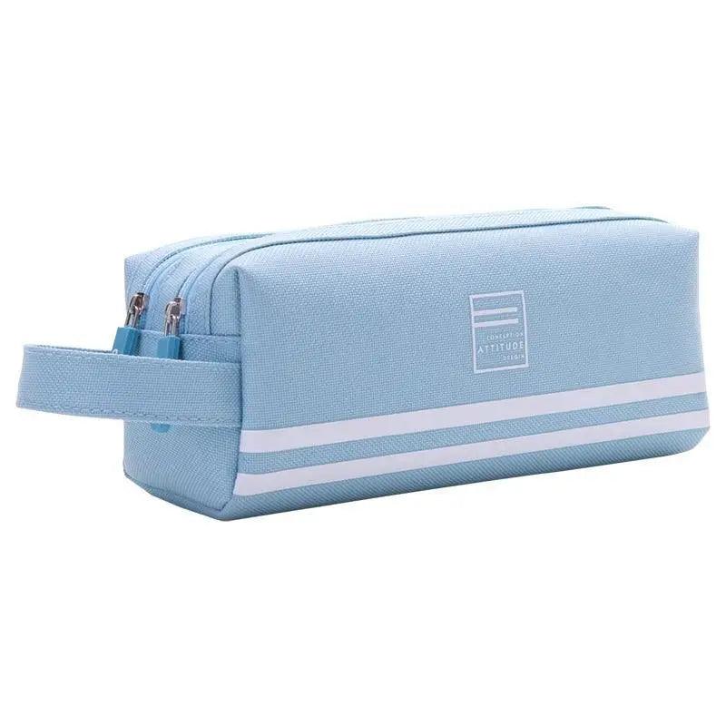 Durable Large Capacity Double Layer Pencil Case