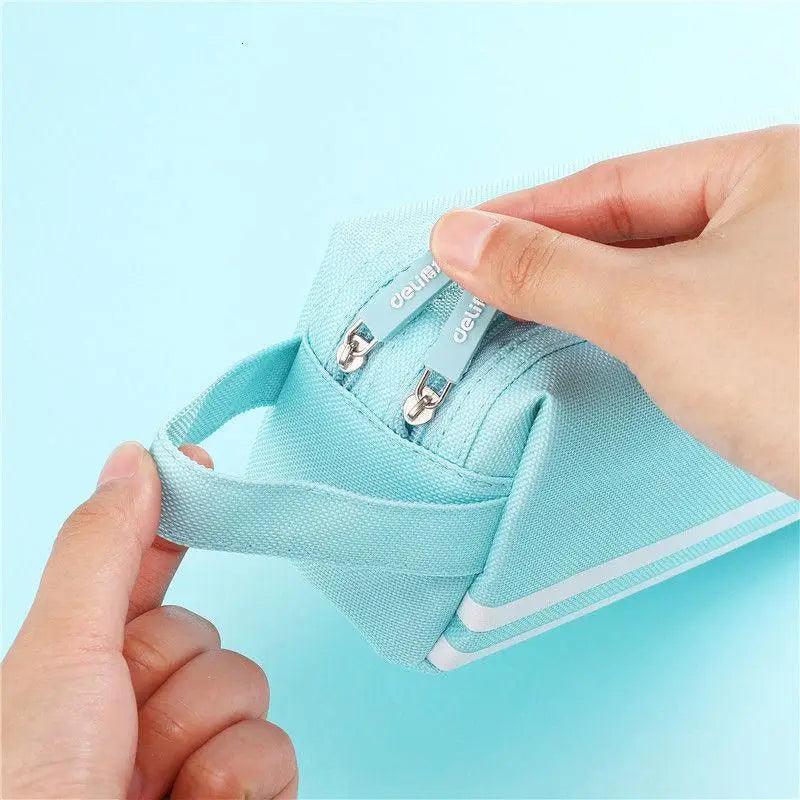 Durable Large Capacity Double Layer Pencil Case