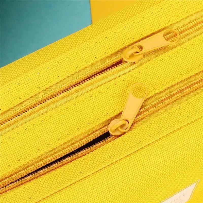 Durable Large Capacity Double Layer Pencil Case