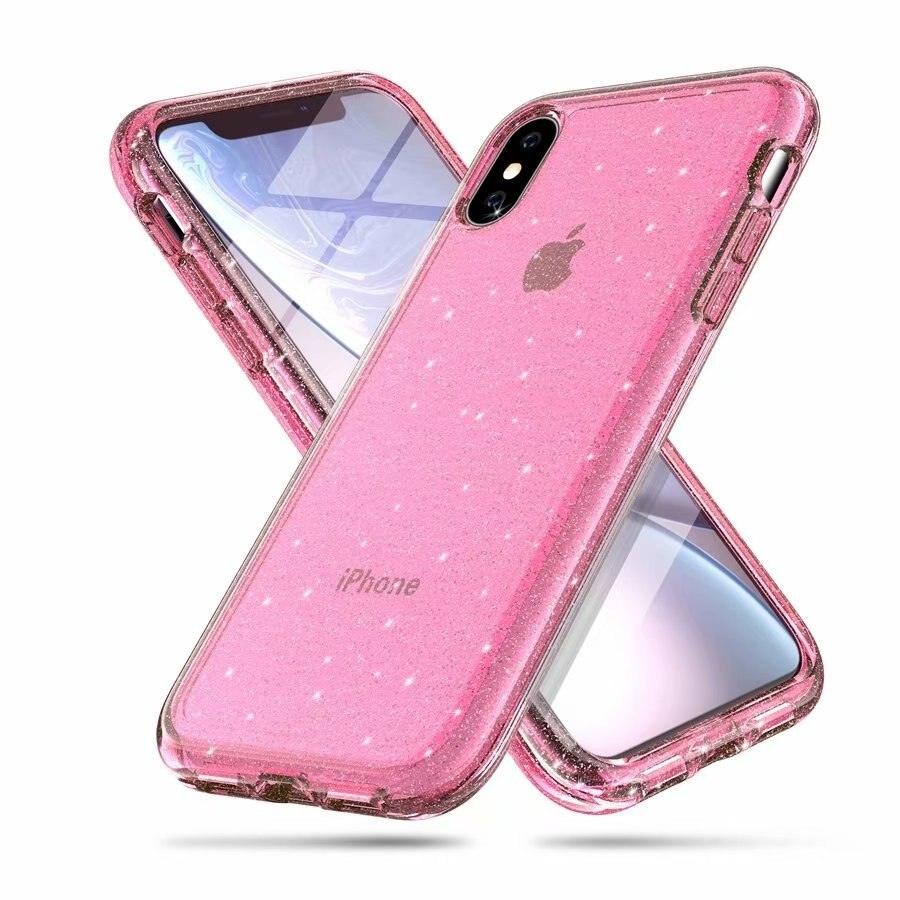 Durable Glitter Transparent Case for iPhone 14 Pro Max