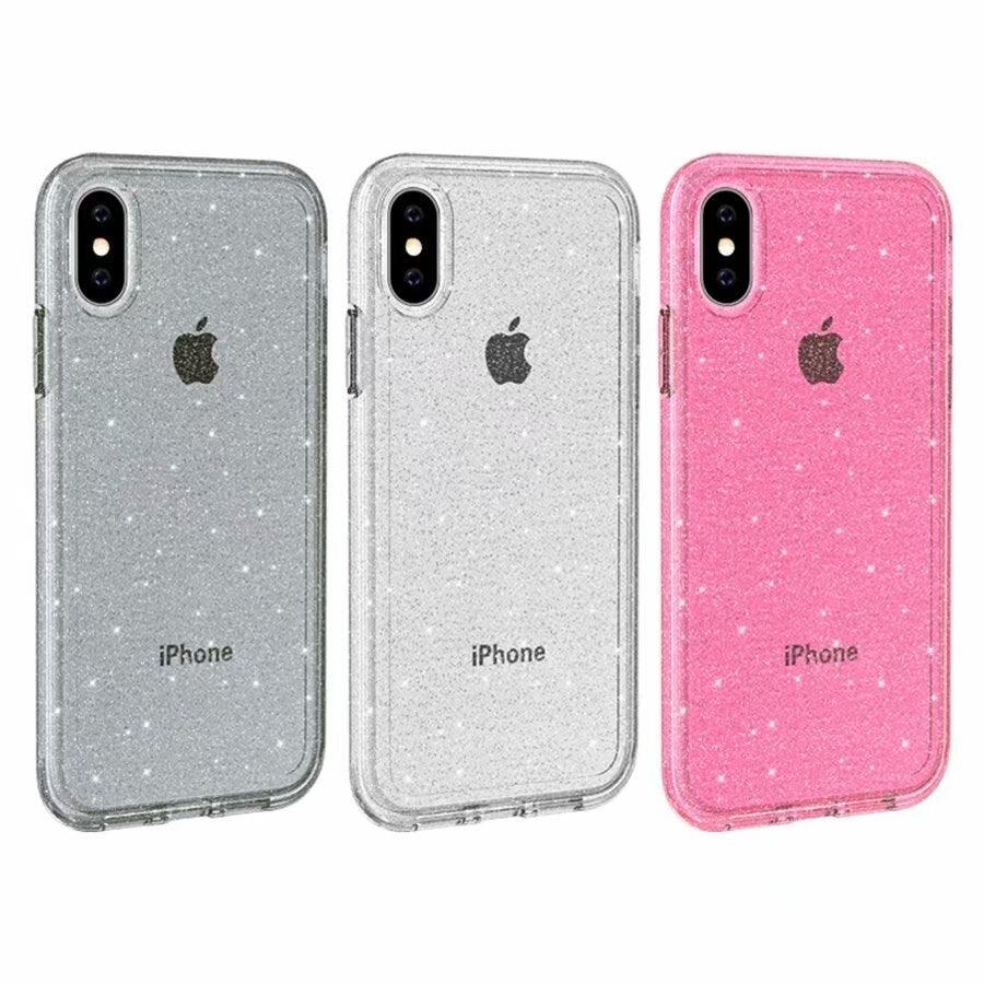 Durable Glitter Transparent Case for iPhone 14 Pro Max