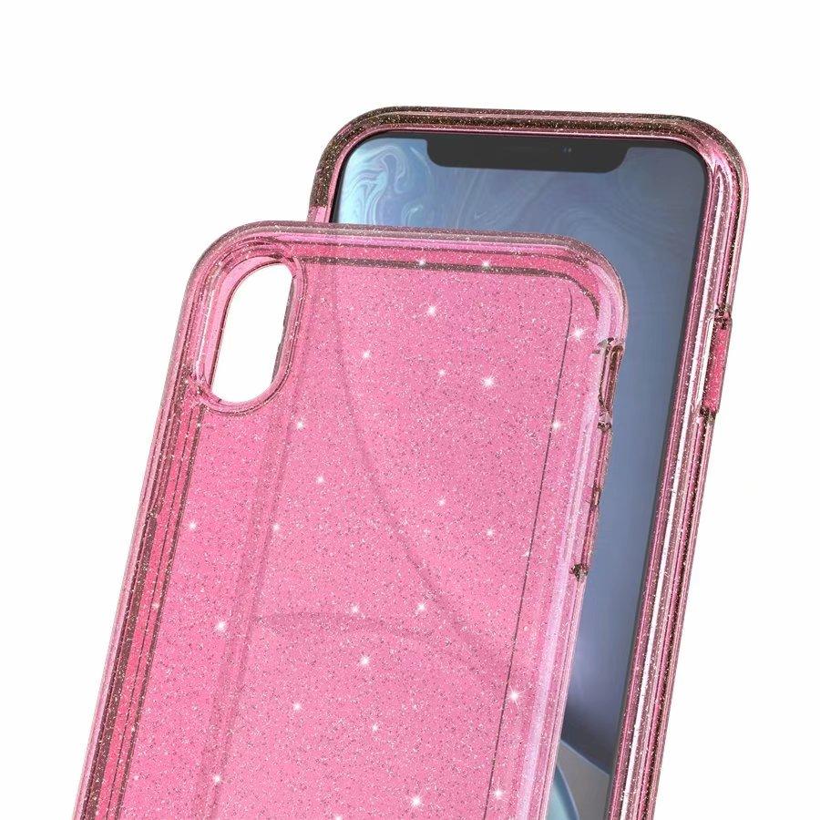 Durable Glitter Transparent Case for iPhone 14 Pro Max