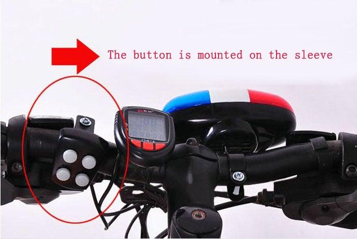 Lampe de vélo multifonction étanche et durable avec son de sirène