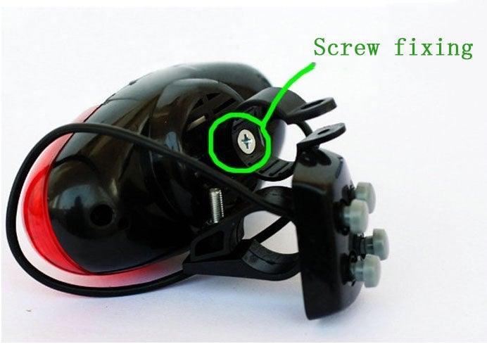 Lampe de vélo multifonction étanche et durable avec son de sirène