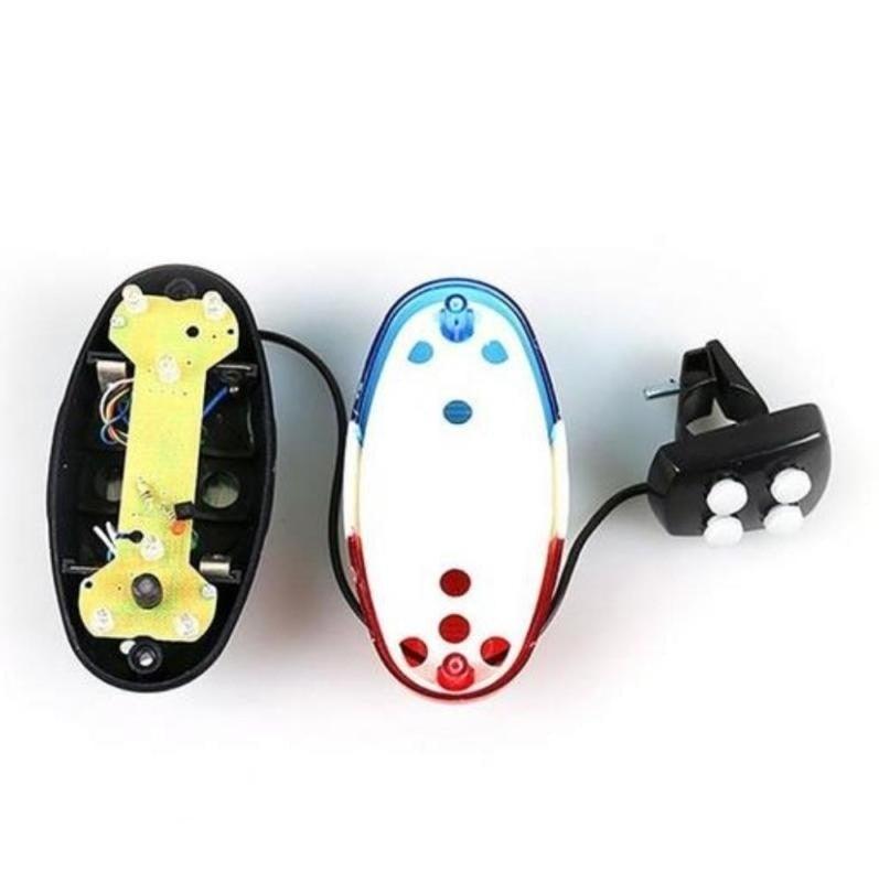 Lampe de vélo multifonction étanche et durable avec son de sirène
