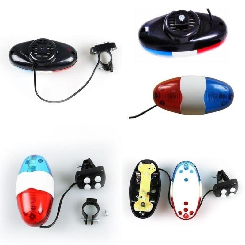 Lampe de vélo multifonction étanche et durable avec son de sirène