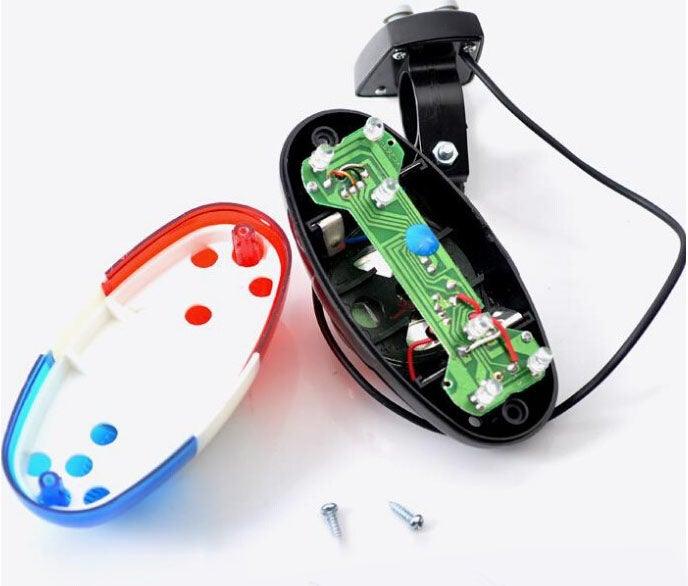 Lampe de vélo multifonction étanche et durable avec son de sirène