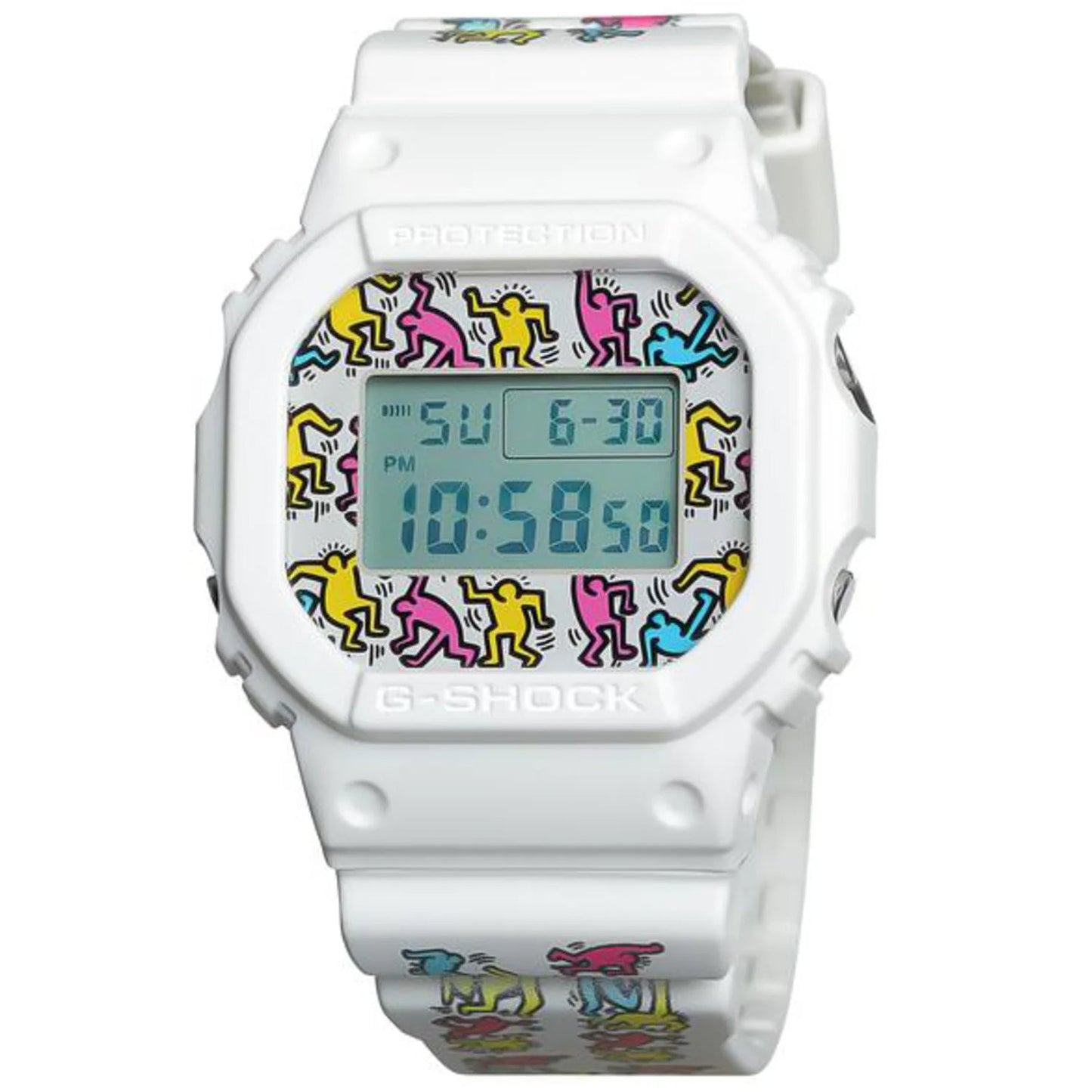 Casio Men's G-Shock x Keith Haring Series DW-5600 Watch
