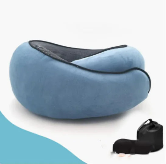 Premium Memory Foam Travel Neck Pillow