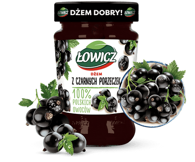 Lowicz Blackcurrant Jam - 280g