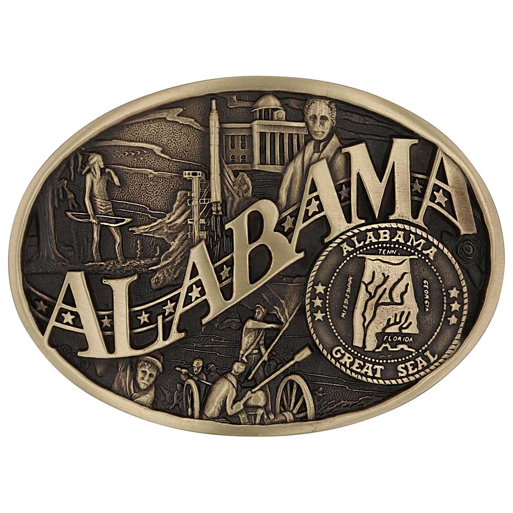 Heritage of Alabama Belt Buckle - Korvel