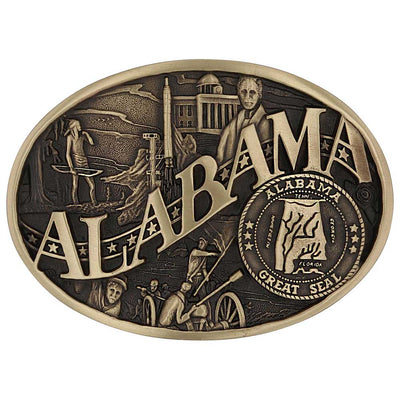 Heritage of Alabama Belt Buckle - Korvel
