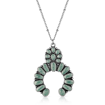 Elegant Santa Fe Blossom Pendant Necklace - Korvel