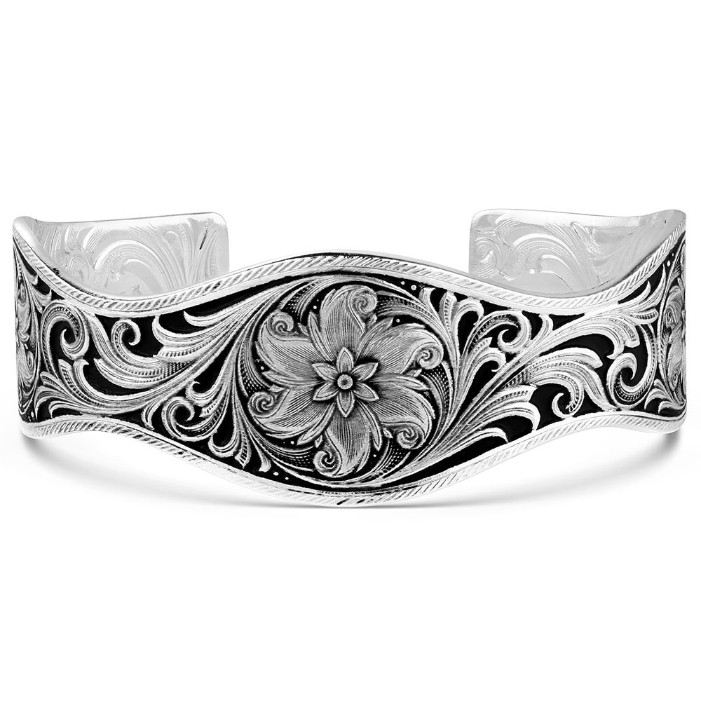 Southwest Desert Marigold Floral Cuff Bracelet - Korvel
