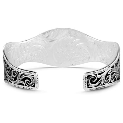 Southwest Desert Marigold Floral Cuff Bracelet - Korvel