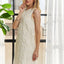 Robe Shift Sans Manches à Col Ronde avec Appliqués