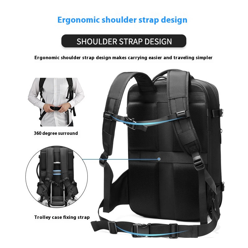 Mochila Multifuncional de Gran Capacidad para Hombres