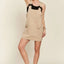 Vestido de tirantes anchos ajustable con escote cuadrado para mujeres