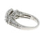 Bague 3 pierres en diamant naturel de 1,50 ct en or blanc 14KT
