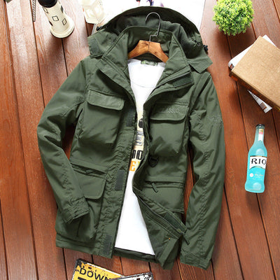 Men's Plus Size Waterproof Breathable Outdoor Jacket