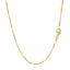 14k Yellow Gold Diamond Cut Bar Links Pendant Chain