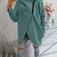 Women's Plus Size Solid Color Overcoat