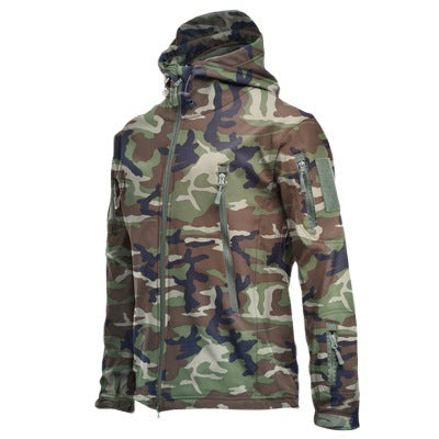 Men's Waterproof Camouflage Soft Shell Jacket