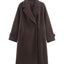 Manteau long élégant minimaliste pour femmes