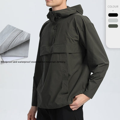 Chaqueta Impermeable y de Secado Rápido para Hombre