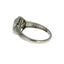 Natural .60ct Emerald Diamond Ring in 10KT White Gold